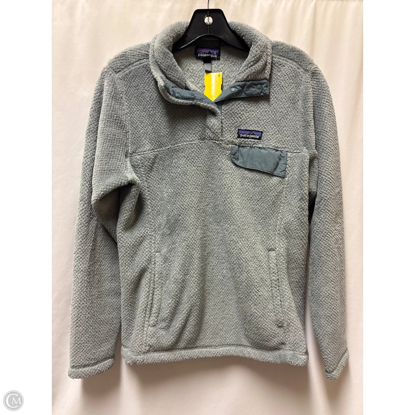 Jacket Shirt By Patagonia In Grey, Size: M