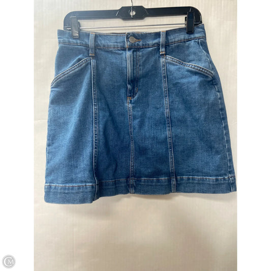 Skirt Mini & Short By Banana Republic In Blue Denim, Size: 4