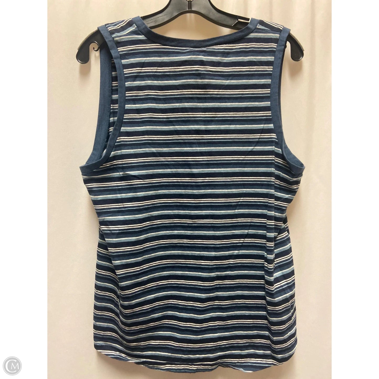 Top Sleeveless By Eddie Bauer In Blue, Size: L