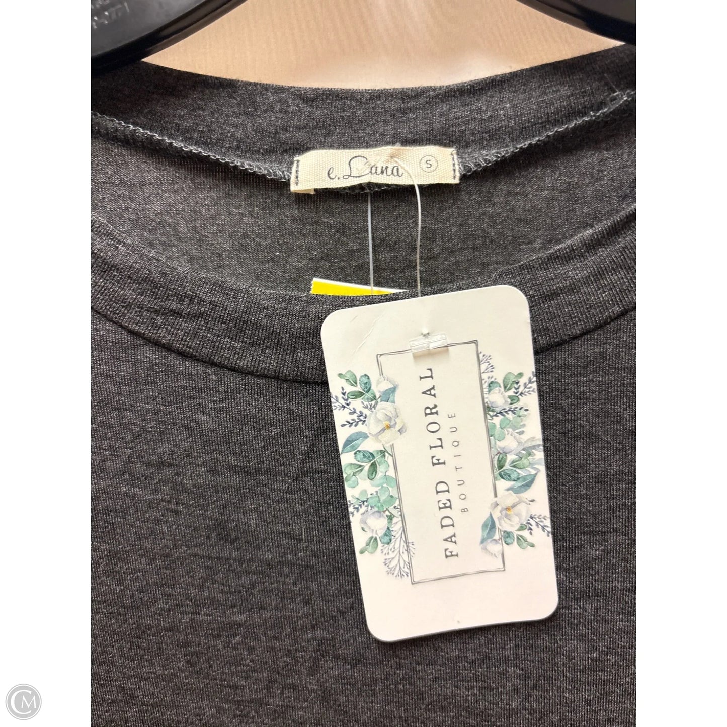 Top Long Sleeve By Clothes Mentor In Grey, Size: S
