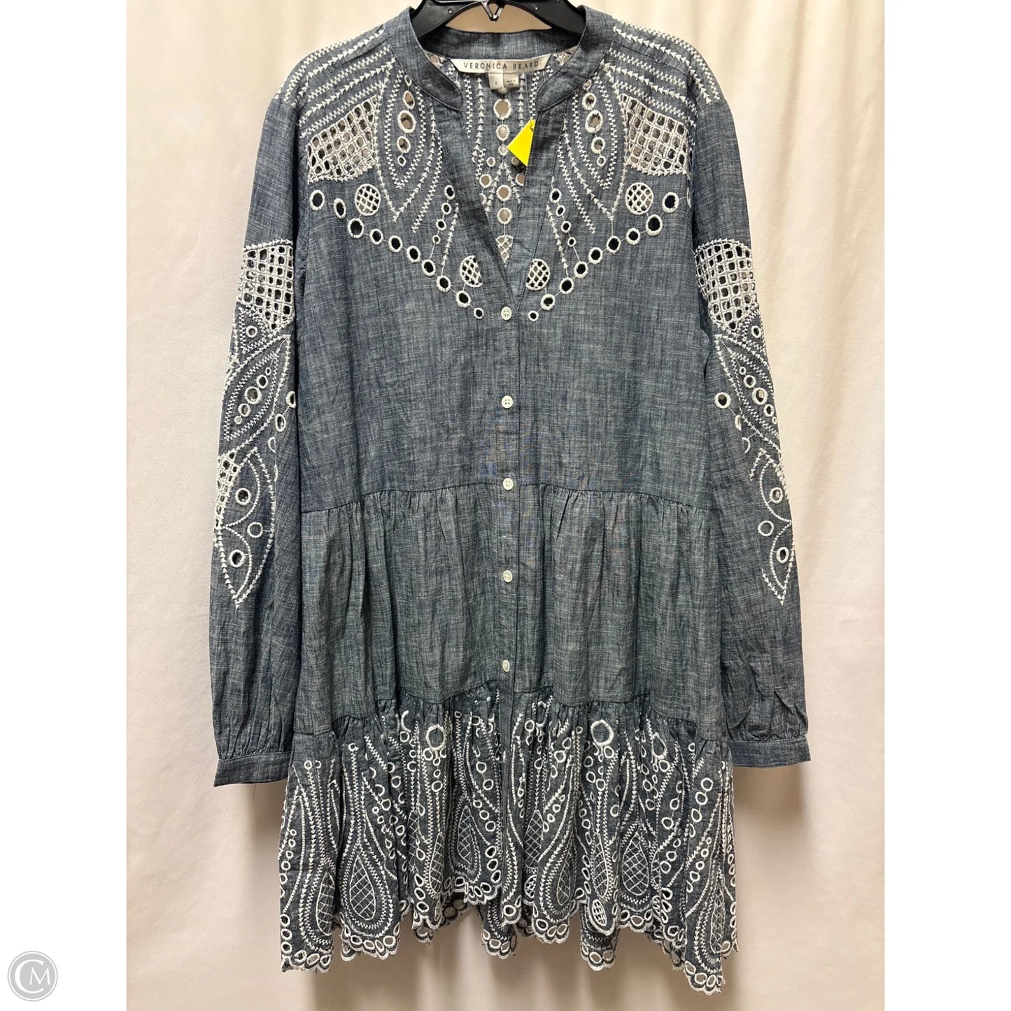 Dress Casual Midi By Veronica Beard In Blue, Size: M