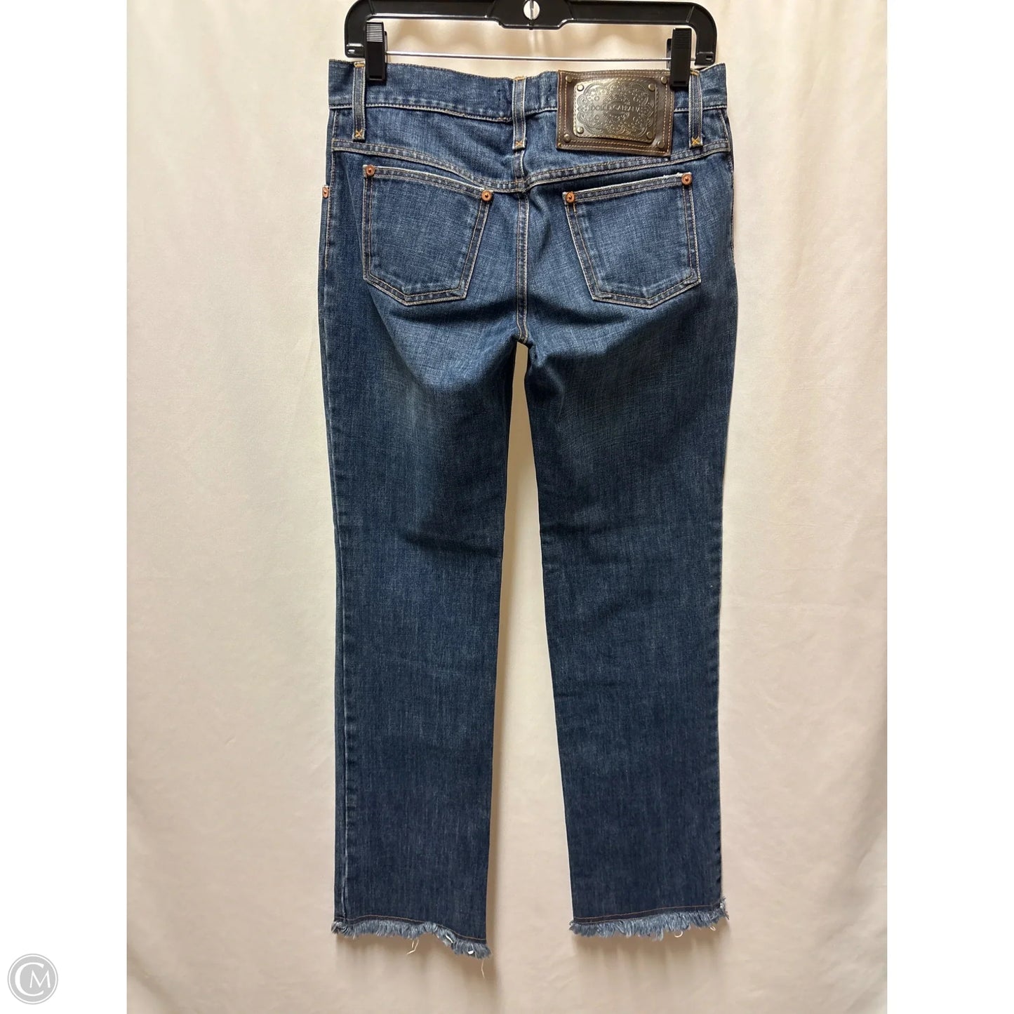 Jeans Luxury Designer By Dolce And Gabbana In Blue Denim, Size: 6