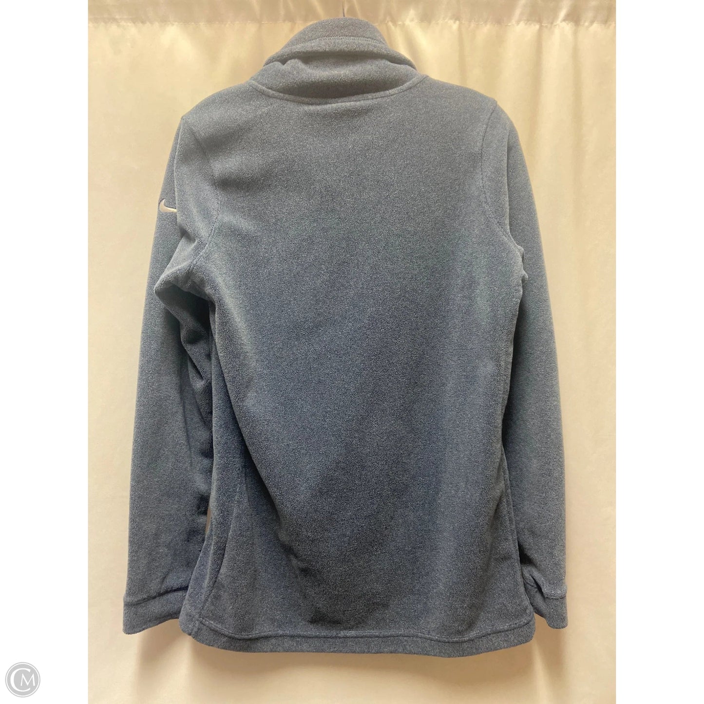 Sweatshirt Collar By Nike In Blue, Size: M