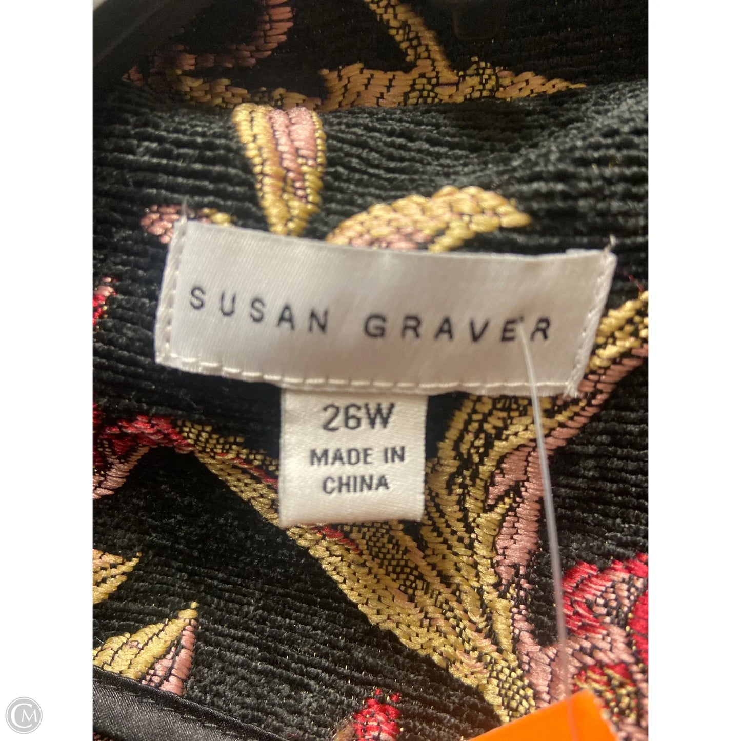 Coat Other By Susan Graver In Black, Size: 4x