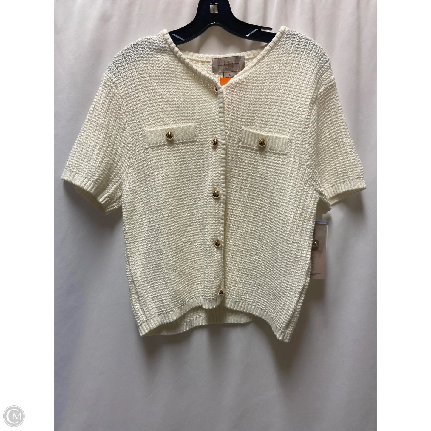 Skirt Suit 2pc By French Connection In White, Size: L