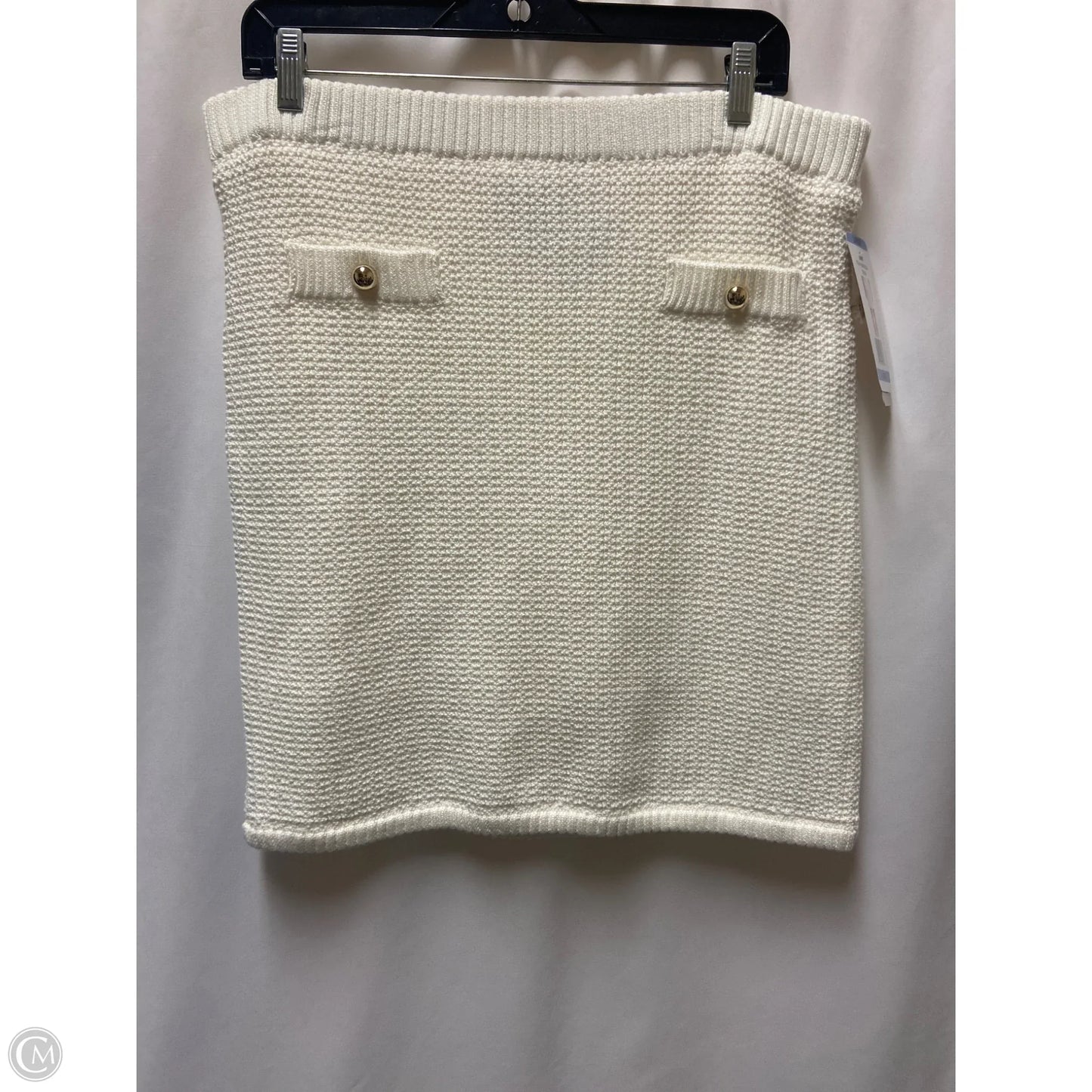 Skirt Suit 2pc By French Connection In White, Size: L