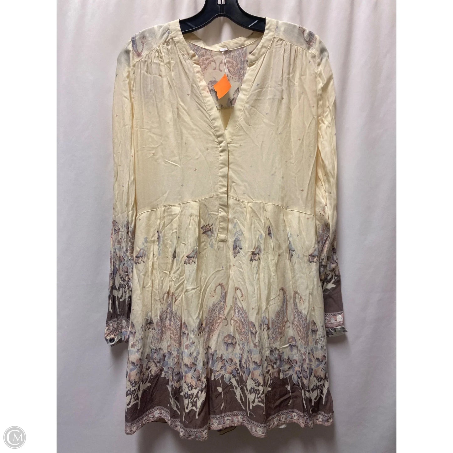 Dress Casual Midi By Free People In Yellow, Size: M