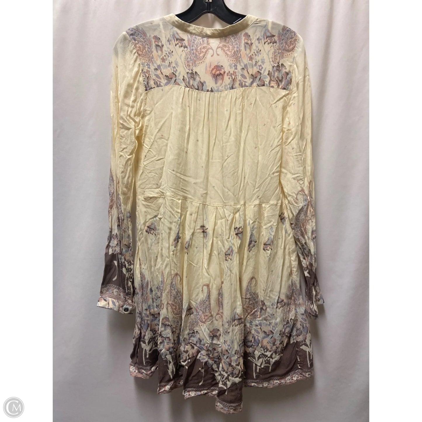 Dress Casual Midi By Free People In Yellow, Size: M
