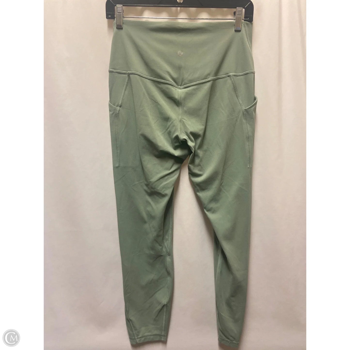 Athletic Leggings By Lululemon In Green, Size: 10