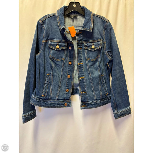 Jacket Denim By Talbots In Blue Denim, Size: Mp