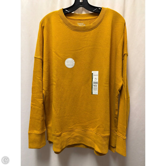 Sweatshirt Crewneck By Time And Tru In Orange, Size: Xl
