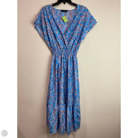 Dress Casual Maxi By Clothes Mentor In Blue, Size: 2x