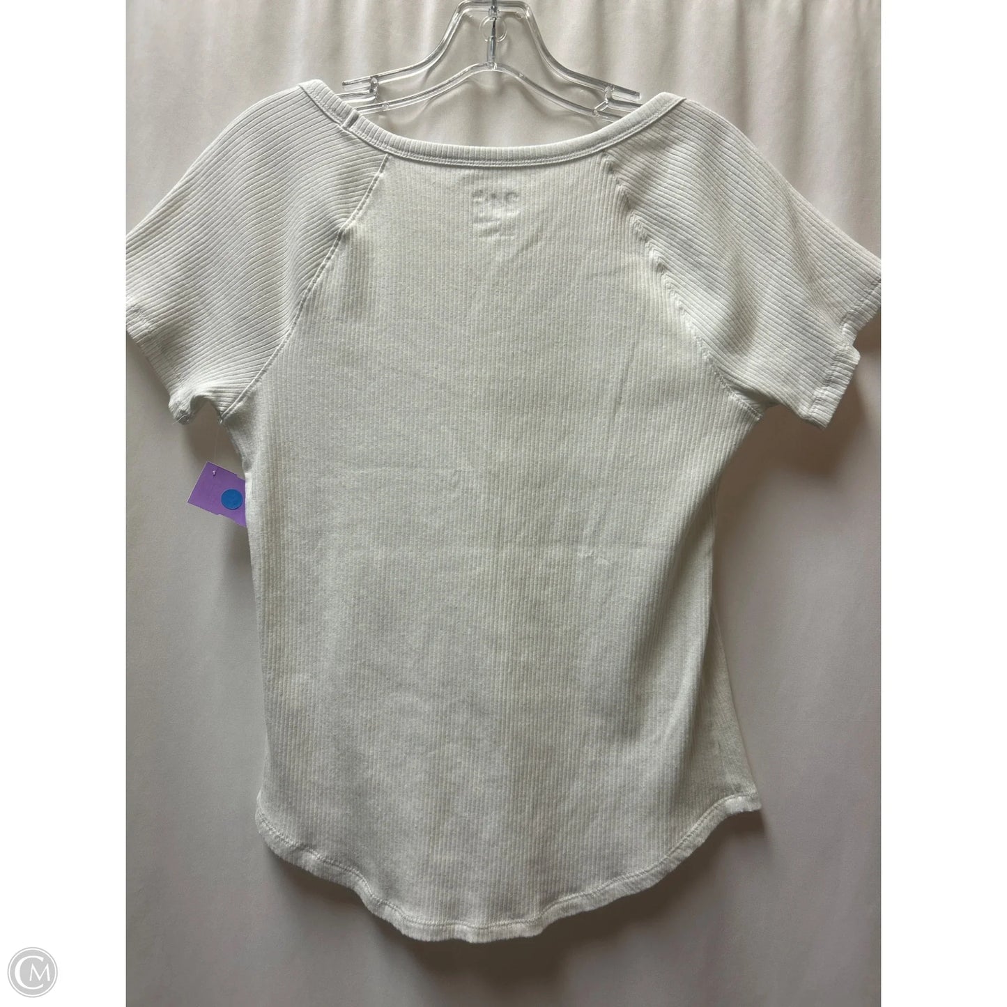 Top Short Sleeve By Maurices In White, Size: L