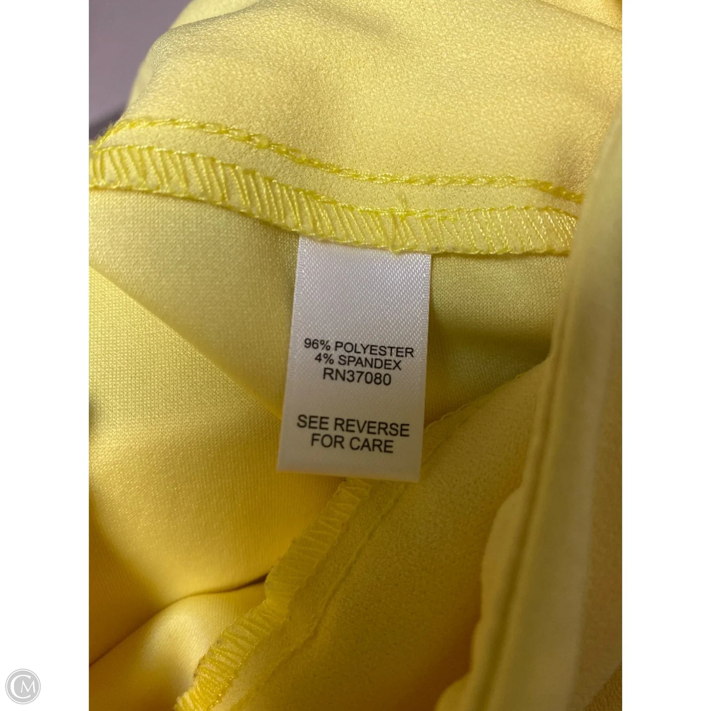 Pants Dress By Clothes Mentor In Yellow, Size: 20
