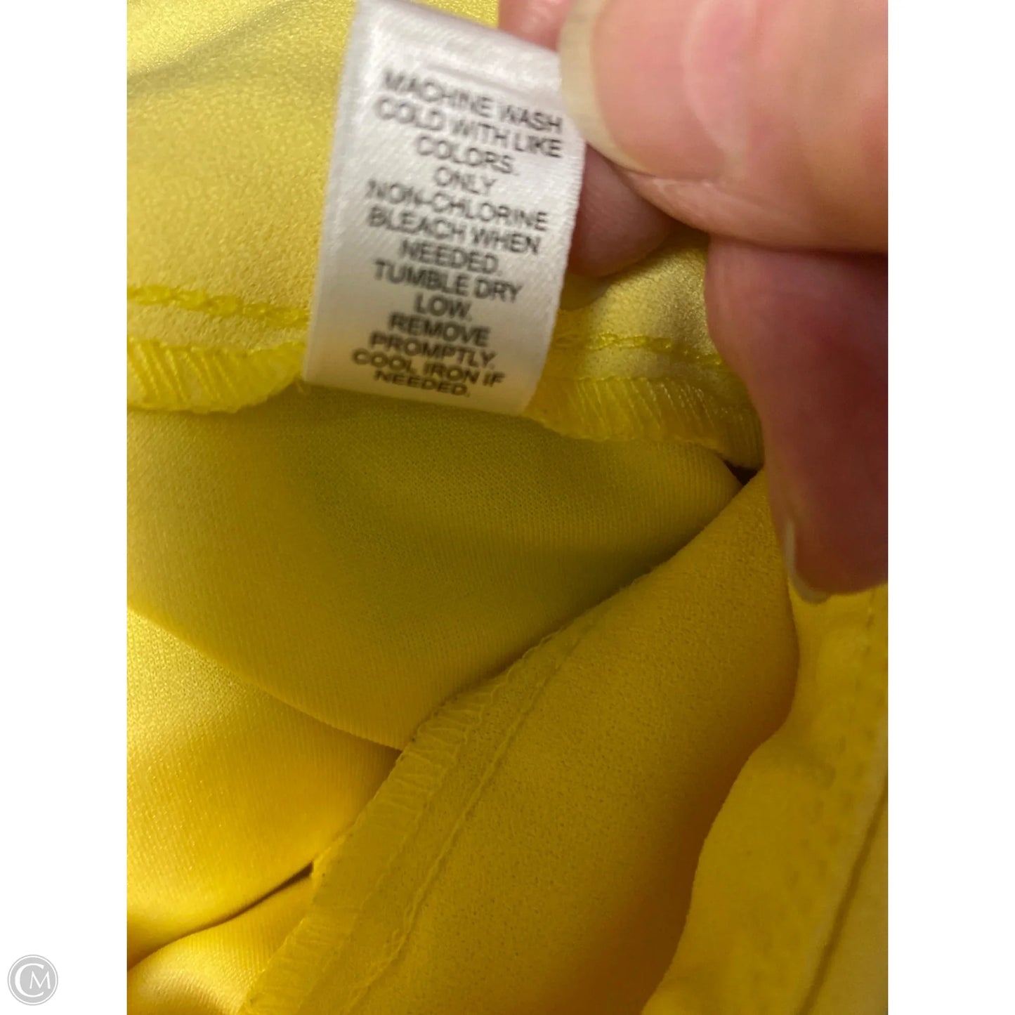 Pants Dress By Clothes Mentor In Yellow, Size: 20