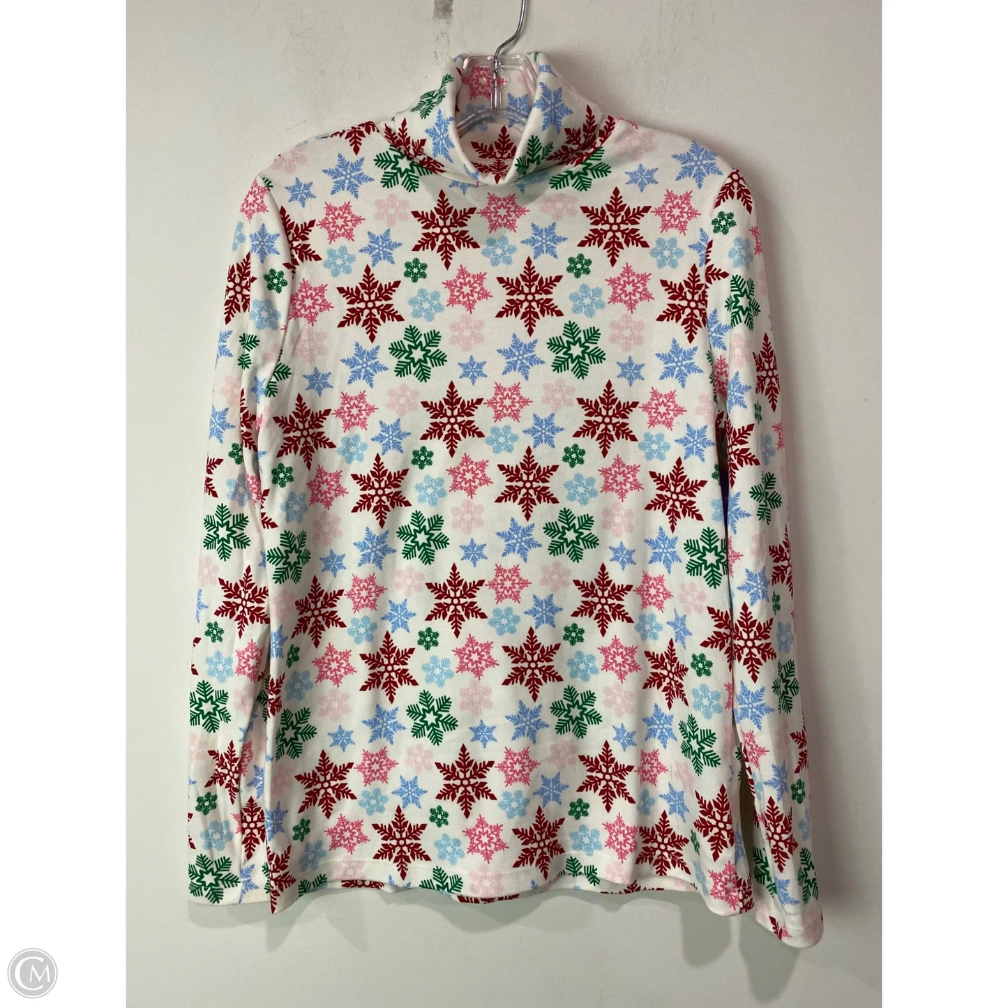 Top Long Sleeve By Time And Tru In White, Size: M