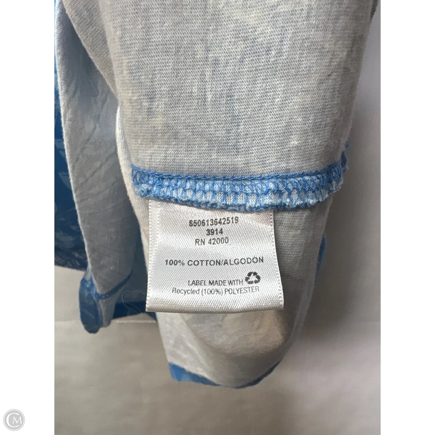 Top Sleeveless By Basic Editions In Blue, Size: Xxl