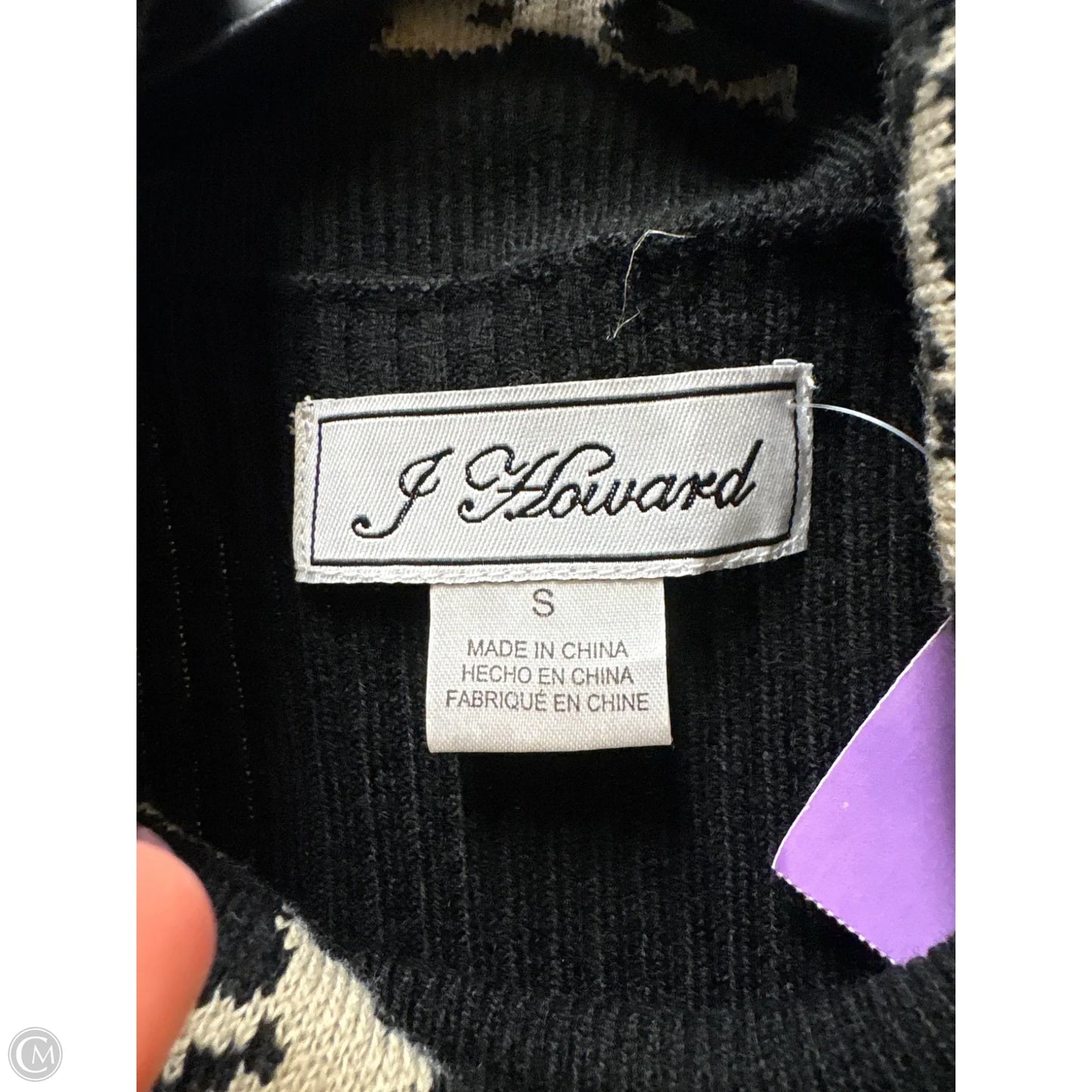 Dress Sweater By Clothes Mentor In Black, Size: S