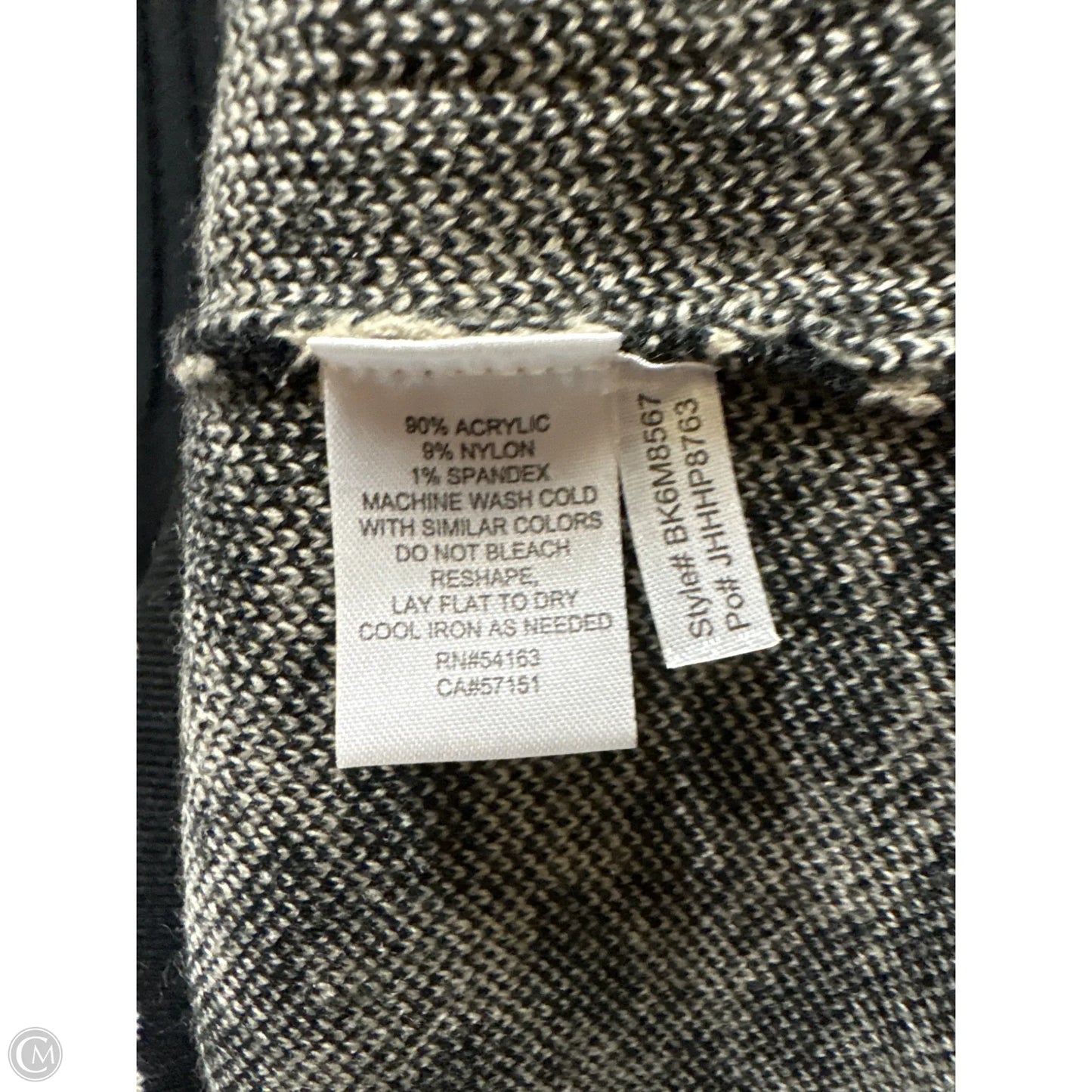 Dress Sweater By Clothes Mentor In Black, Size: S