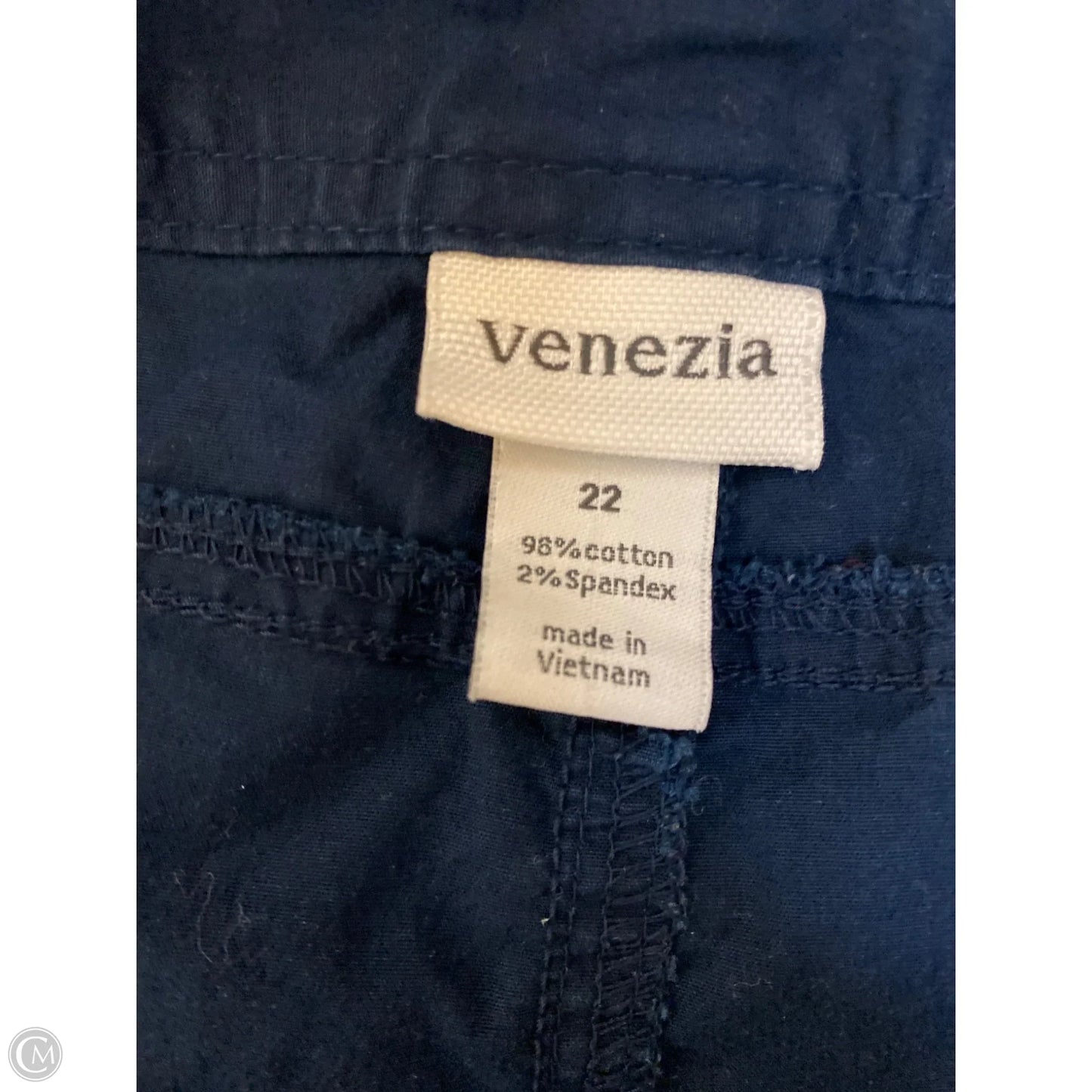 Pants Cargo & Utility By Venezia In Navy, Size: 22