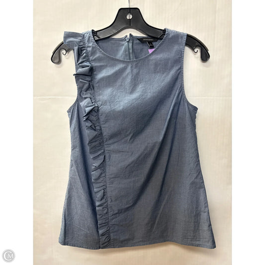 Top Sleeveless By Banana Republic In Blue, Size: Xs