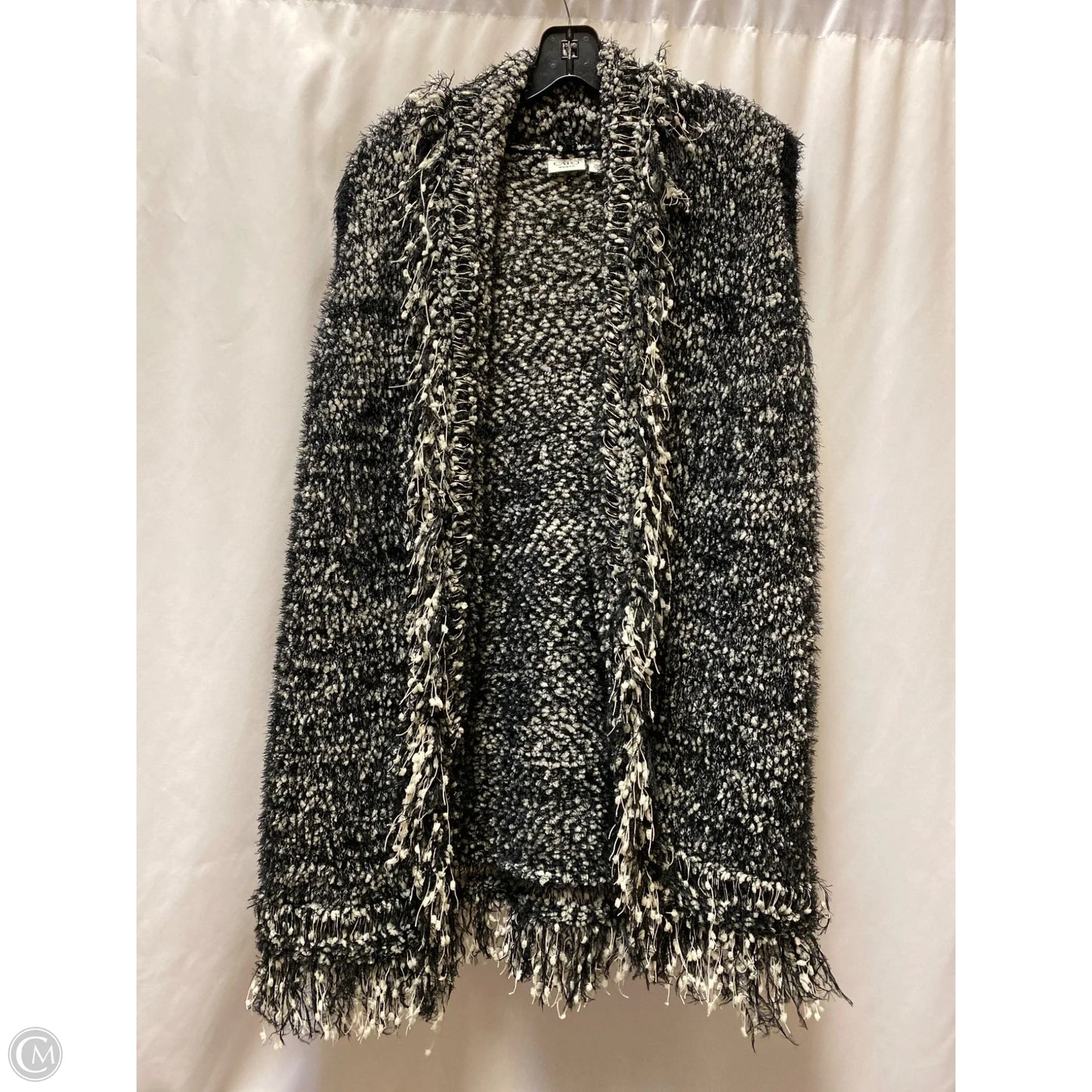Cardigan By Cato In Black, Size: 1x