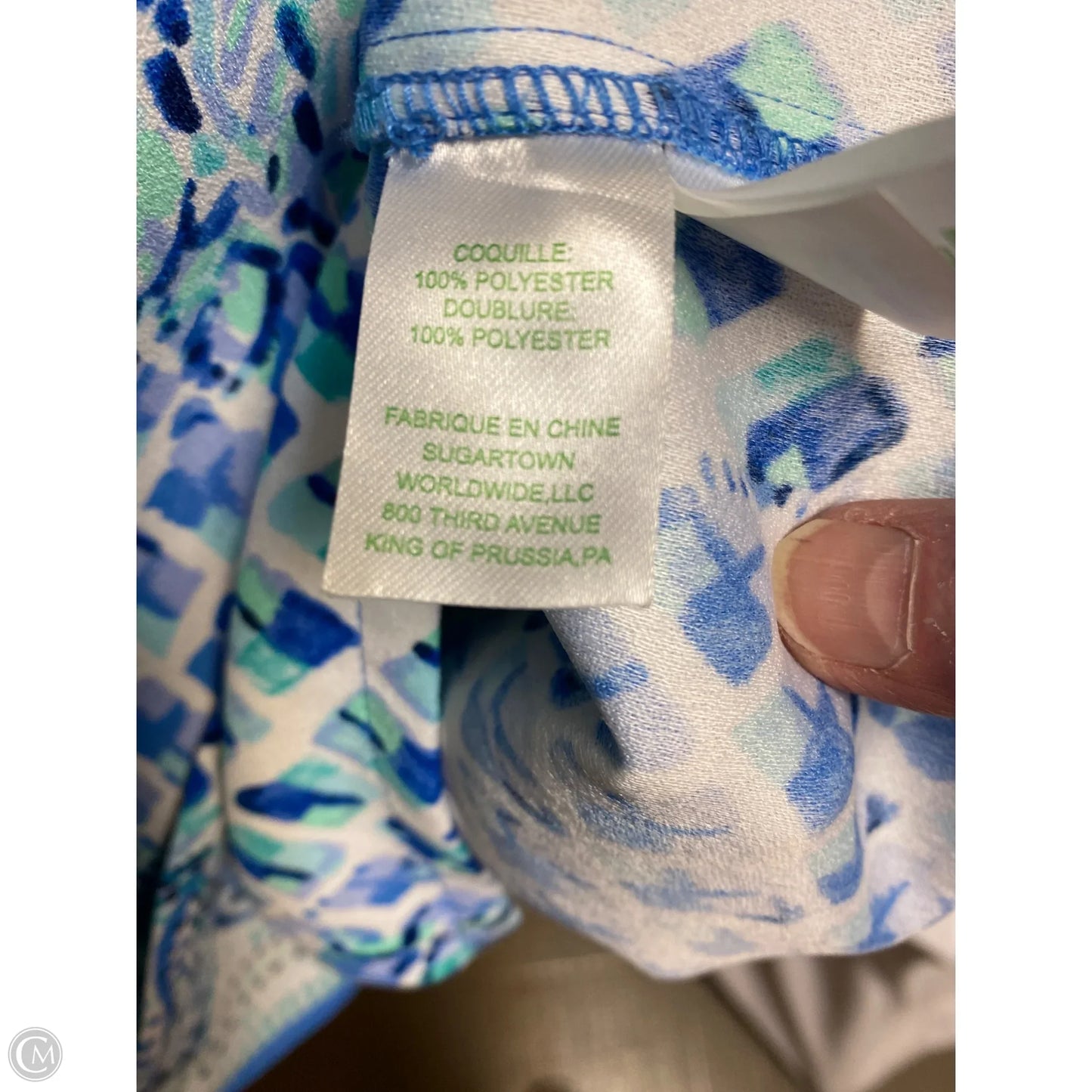 Dress Designer By Lilly Pulitzer In Blue, Size: 10