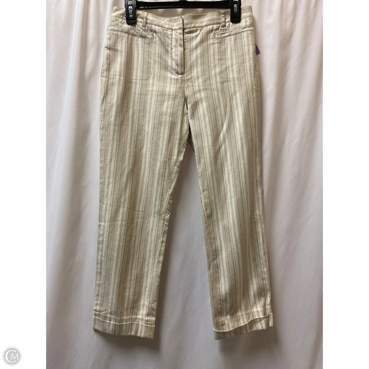 Pants Designer By Tory Burch In Beige, Size: 4