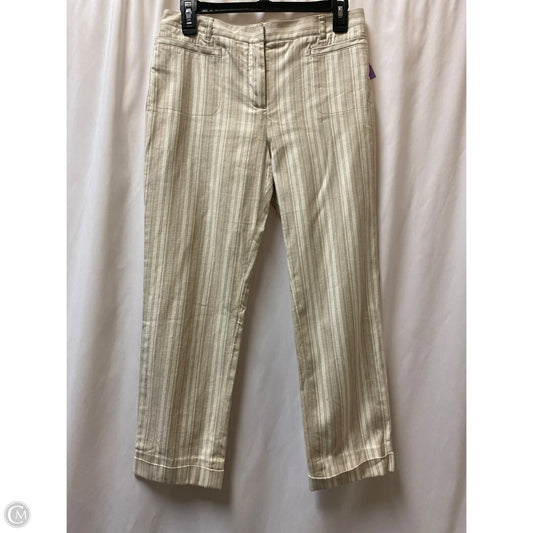 Pants Designer By Tory Burch In Beige, Size: 4