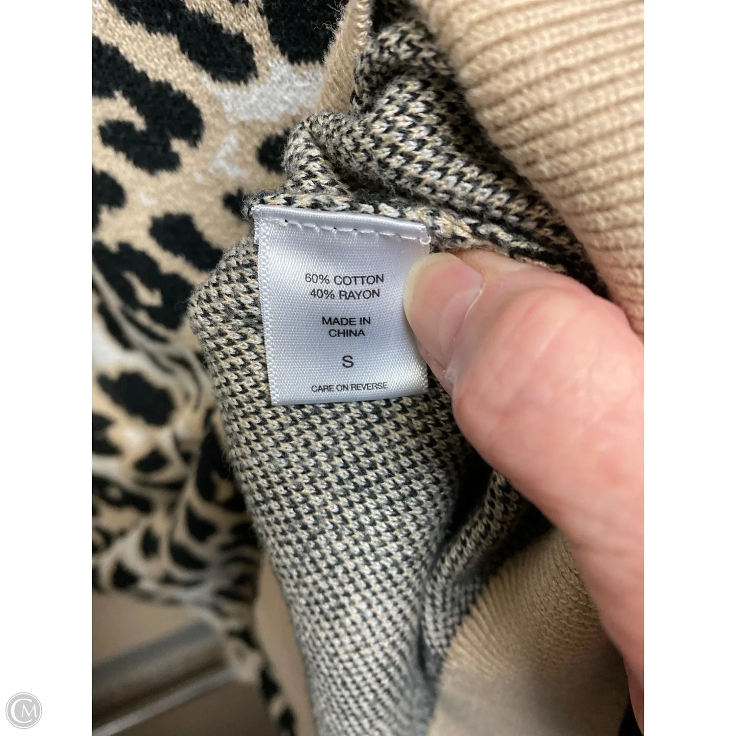 Sweater By Soho Design Group In Animal Print, Size: S