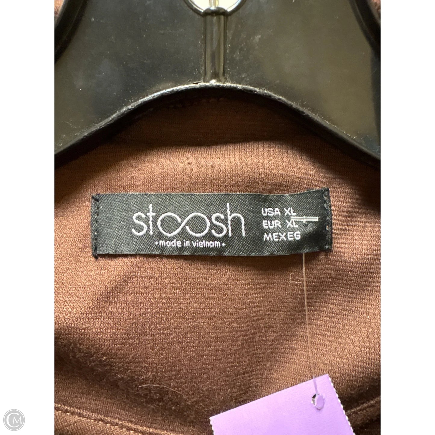 Blazer By Clothes Mentor In Brown, Size: Xl