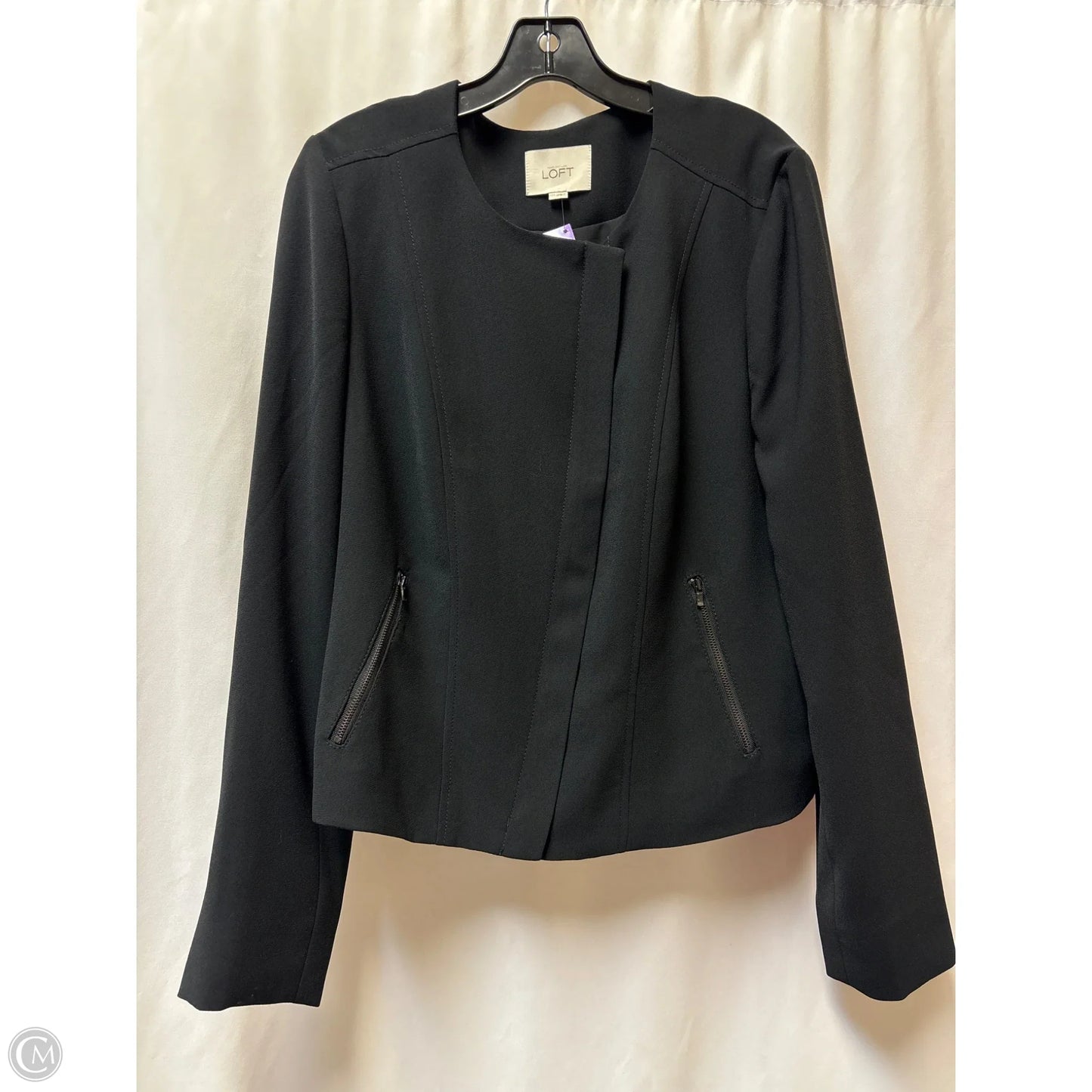 Blazer By Loft In Black, Size: 12