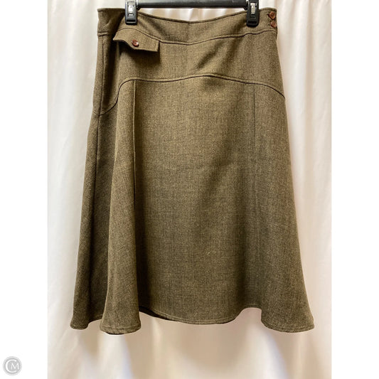 Skirt Maxi By Final Touch In Brown, Size: L