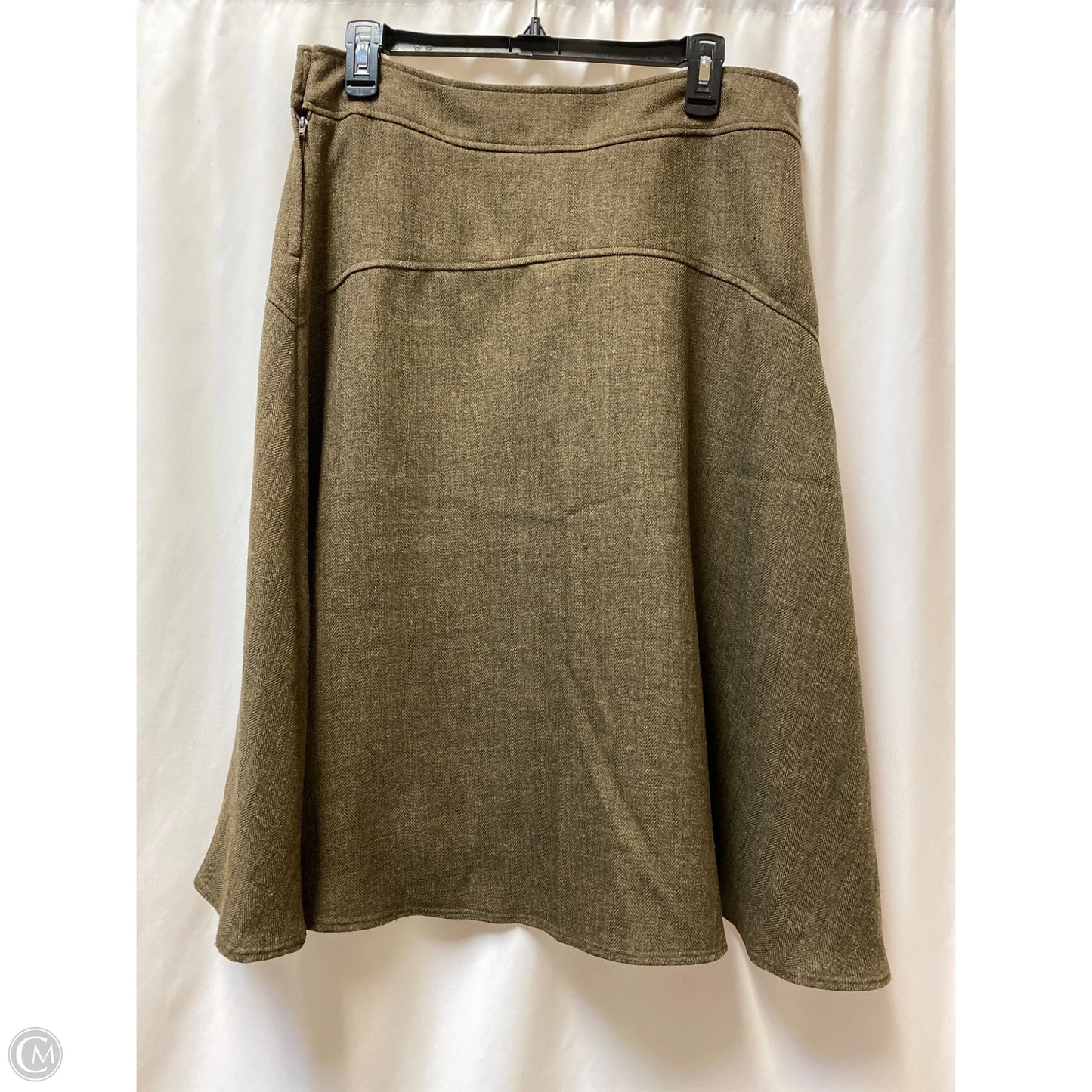 Skirt Maxi By Final Touch In Brown, Size: L
