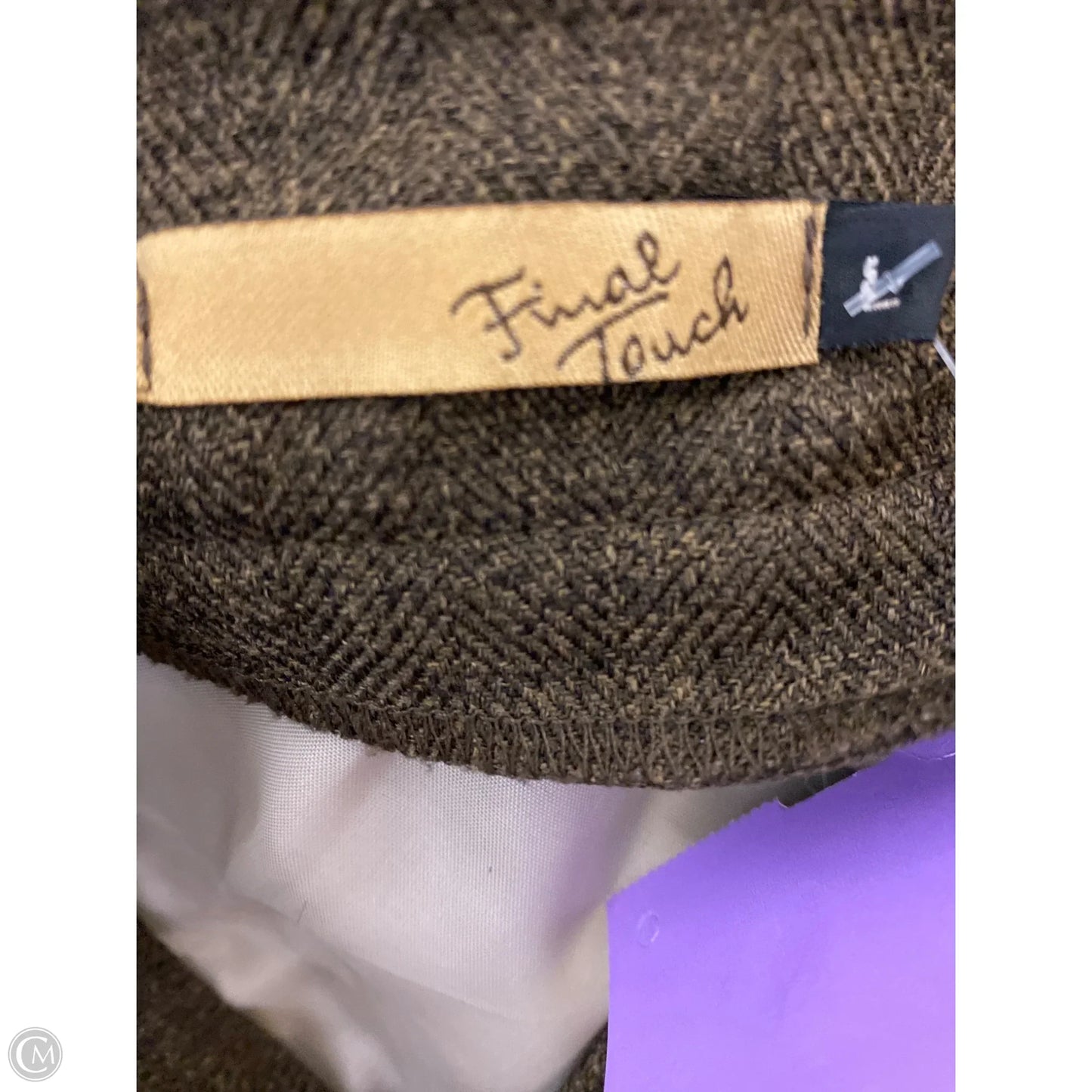 Skirt Maxi By Final Touch In Brown, Size: L