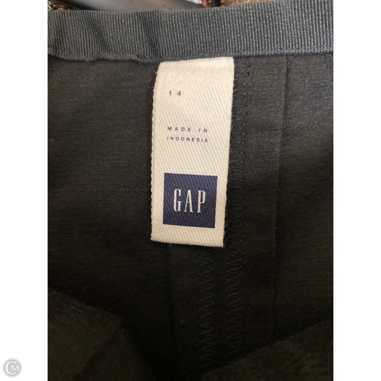 Skirt Midi By Gap In Black, Size: 14