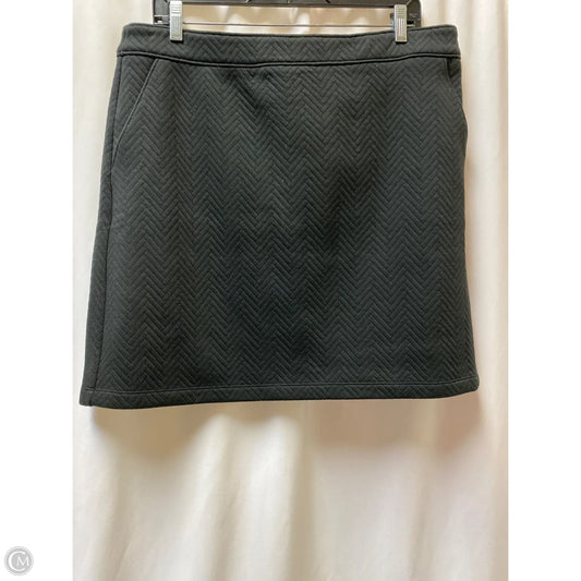Skirt Midi By Loft In Black, Size: 12