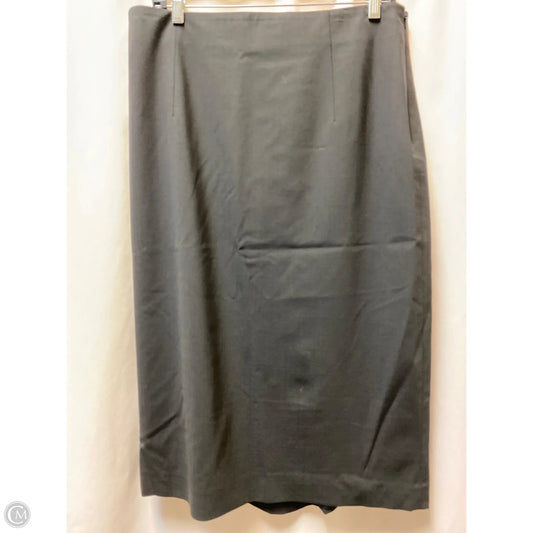 Skirt Maxi By Banana Republic In Black, Size: 14