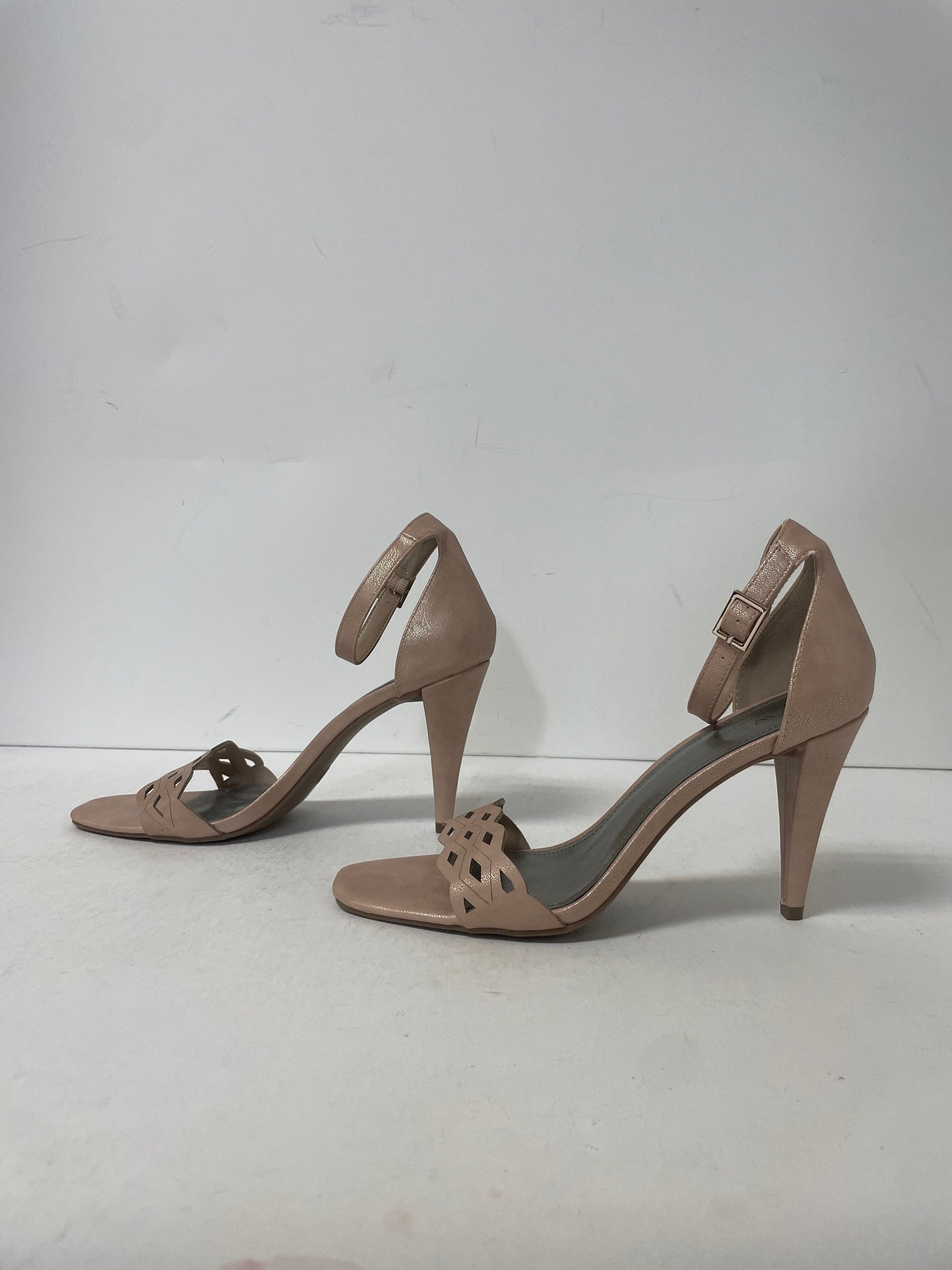 Sandals Heels Stiletto By Worthington In Pink, Size: 11