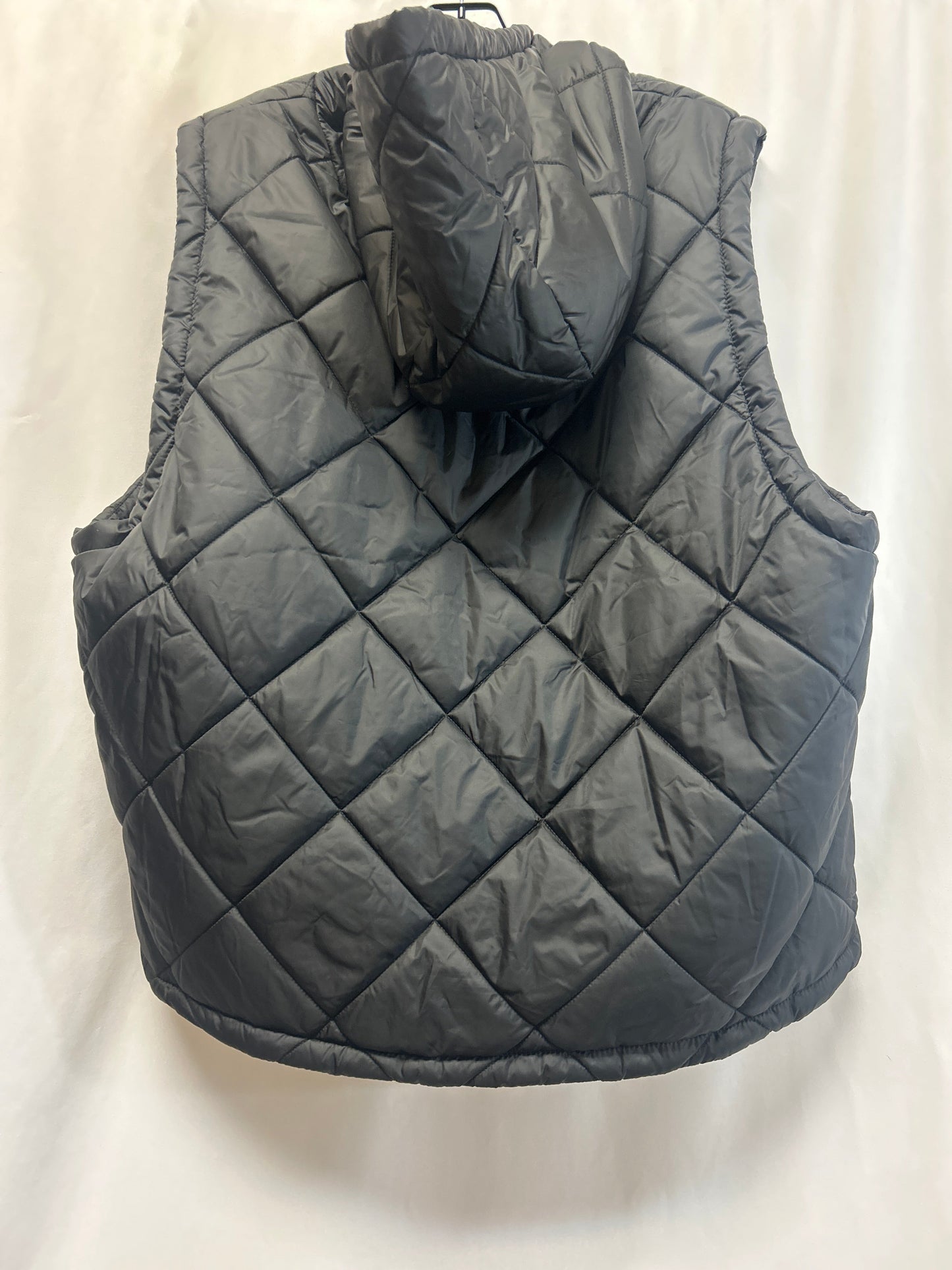 Vest Puffer & Quilted By Love & Sports In Black, Size: Xxl