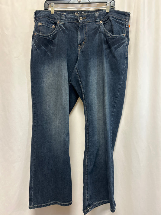 Jeans Boot Cut By Cato In Blue Denim, Size: 18