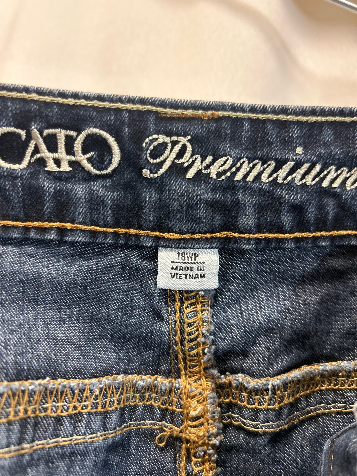Jeans Boot Cut By Cato In Blue Denim, Size: 18