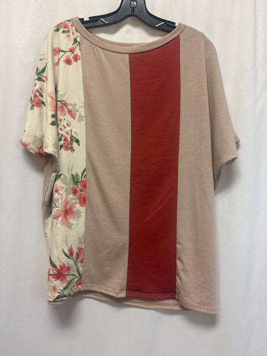 Top Short Sleeve By Haptics In Pink, Size: S