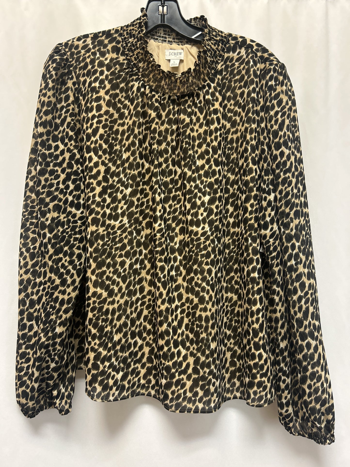 Top Long Sleeve By J. Crew  Size: L