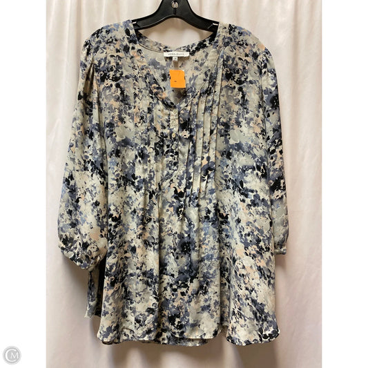 Top Long Sleeve By Rose And Olive In Purple, Size: 2x