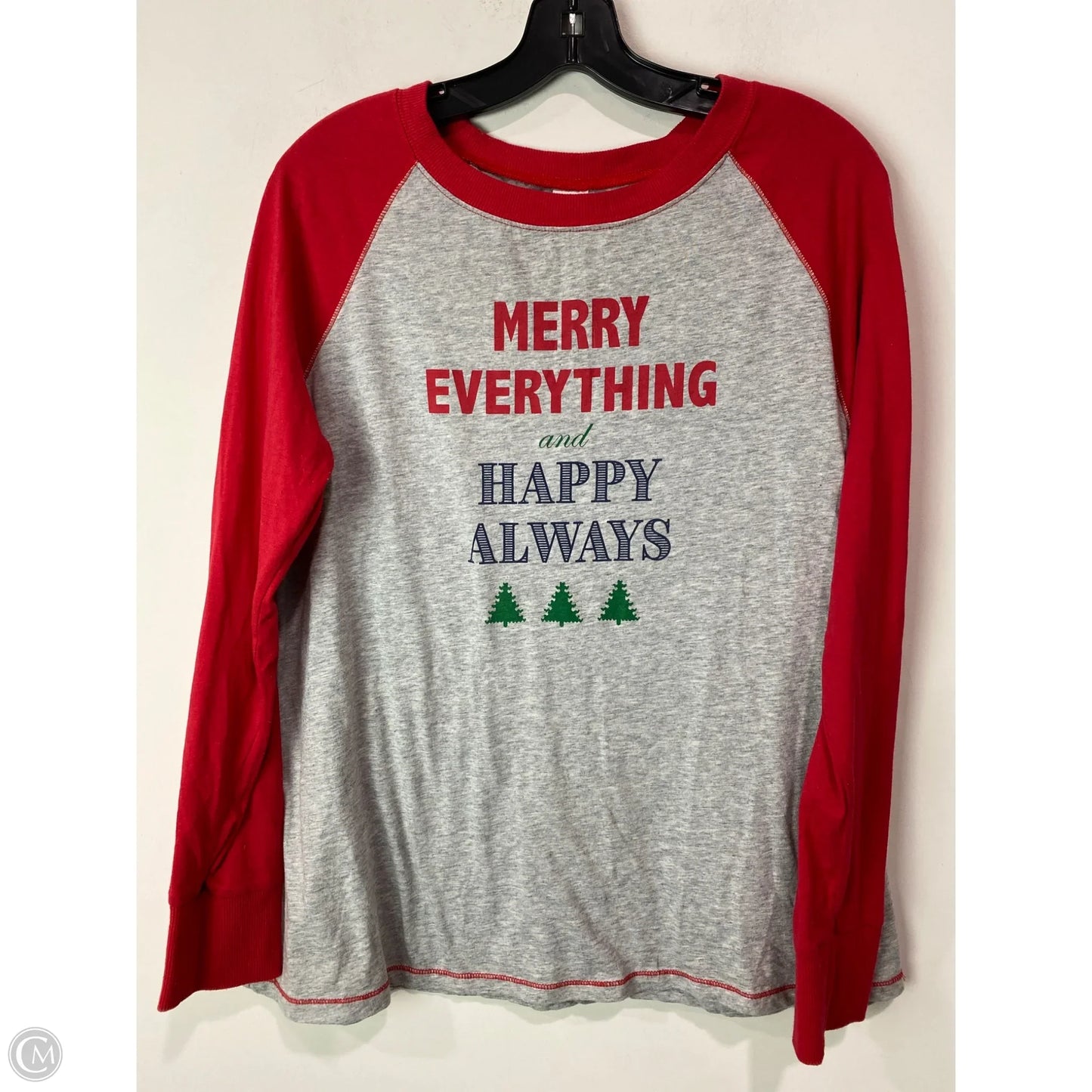 Top Long Sleeve By Clothes Mentor In Grey, Size: L