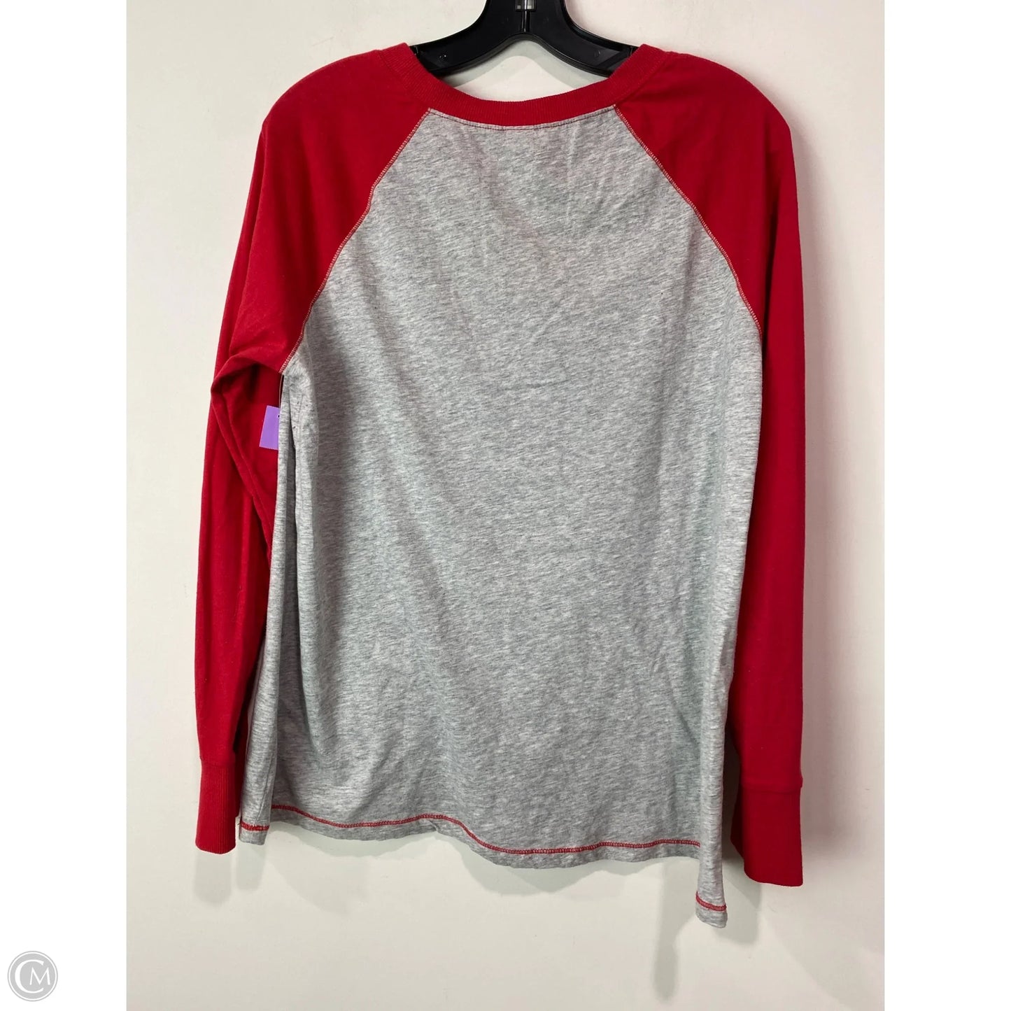 Top Long Sleeve By Clothes Mentor In Grey, Size: L