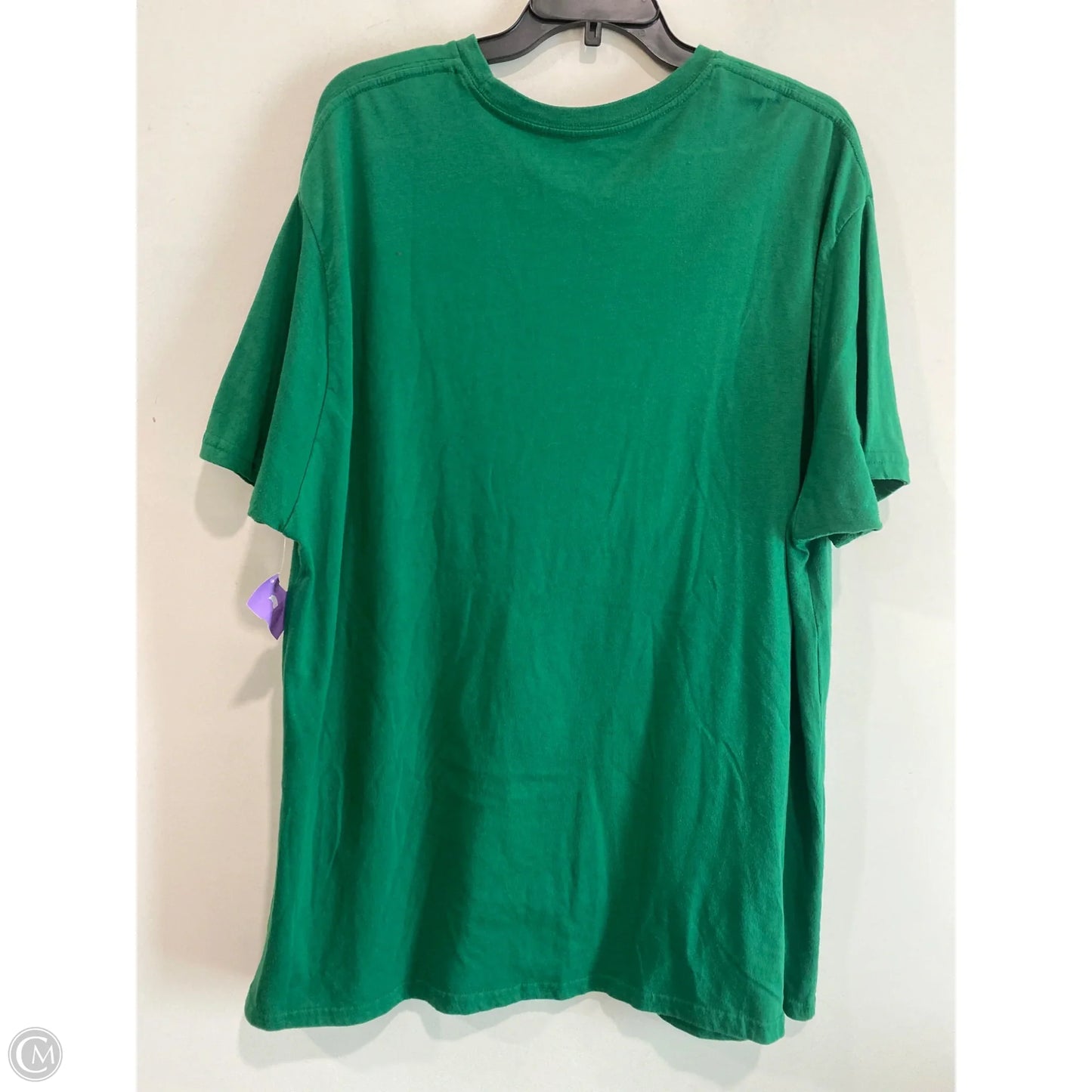 Top Short Sleeve By Holiday Time In Green, Size: 2x