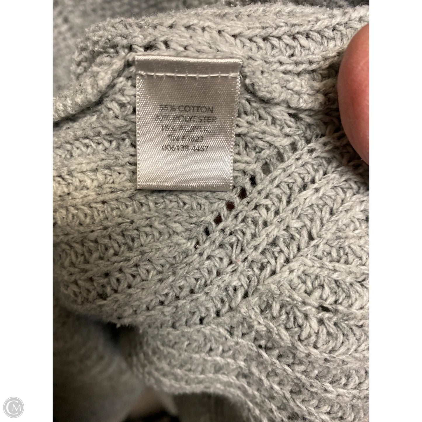 Sweater By Christopher And Banks In Grey, Size: M