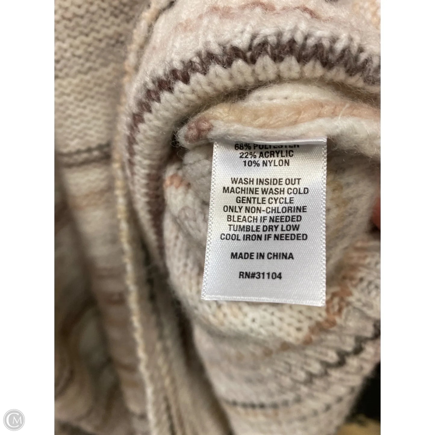 Sweater By Wonderly In White, Size: 2x